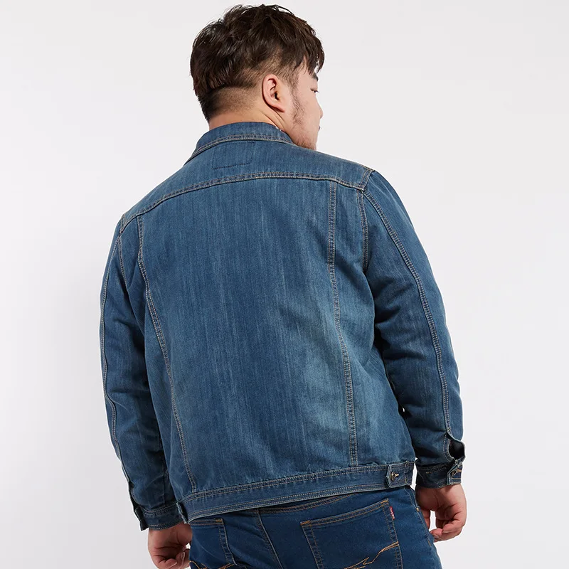 2019 мужская верхняя одежда джинсовые куртки бизнес большой размер куртка на