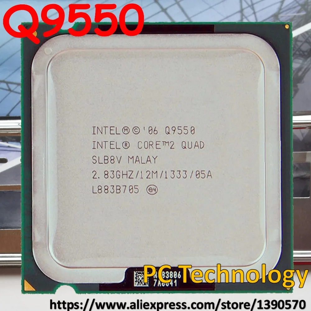 Оригинальный процессор Intel Core 2 Quad Q9550 (12M 83 ГГц 1333 МГц) LGA775|core quad|2 quadintel core quad |