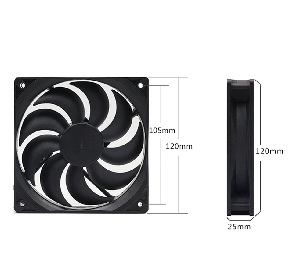 5v 120 мм USB2.0/3,0 ПК Разъем вентилятора постоянного тока Радиатор Высокое качество вытяжной вентилятор ТВ компьютерной приставки к телевизору охлаждения домашних животных Коробка Кулер