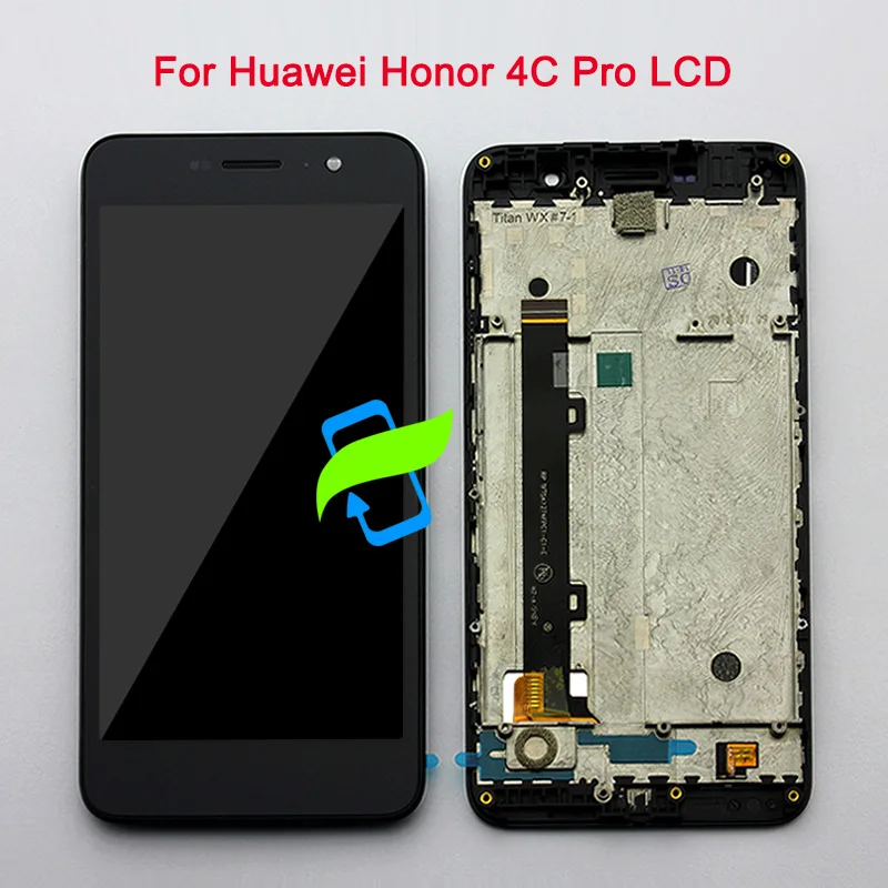 ЖК-дисплей с дигитайзером на Huawei Honor 4C Pro 5 дюймов сенсорный экран в сборе рамкой