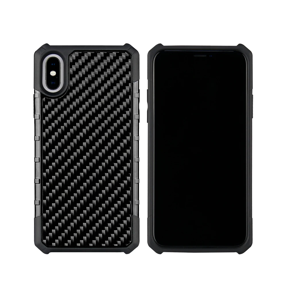 Чехол Mcase из натурального углеродного волокна в деловом стиле для iPhone X XS