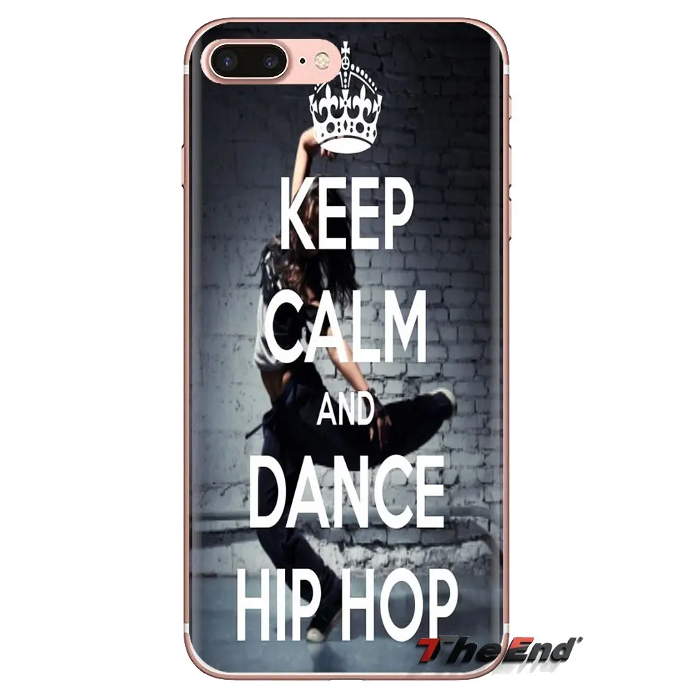 Keep Calm And Dance Hip Hop Love Silicone Covers For Huawei G7 G8 P7 P8 P9 P10 P20 P30 Lite Mini Pro P Smart Plus 2017 2018 2019 |
