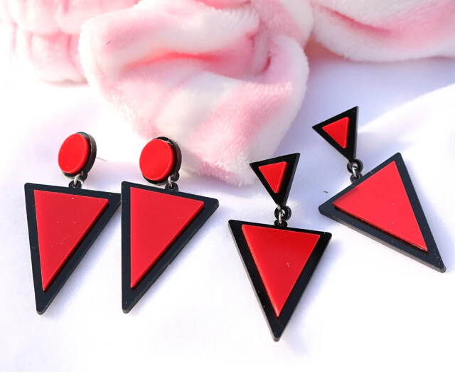 Женские серьги гвоздики в виде треугольника|earring studs earrings|brand stud earringsfashion earrings |