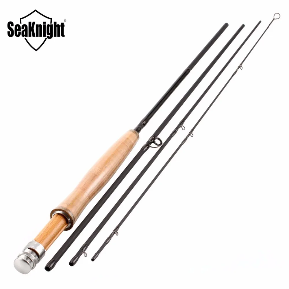 SeaKnight Fly Удочка 2# Сверхлегкая из углеродного сплава 61 г удочки 1,98 м деревянная катушка сиденье пробковая ручка средняя удочка
