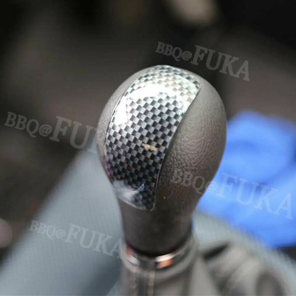 

For Honda Civic 9th MT 2012-2014 Carbon Fiber Color ABS Car Gear Shift Lever Knob Cover