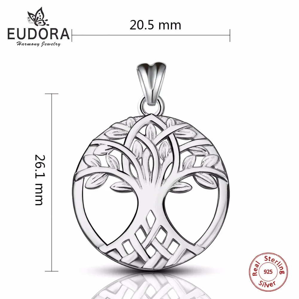 Ожерелье Eudora из стерлингового серебра 925 пробы в виде сельтика с узлом