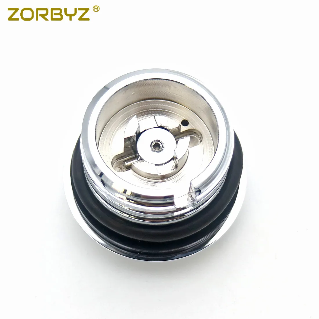 ZORBYZ черный/хром Алюминиевый флеш всплывающий резервуар вентилируемый Топливный