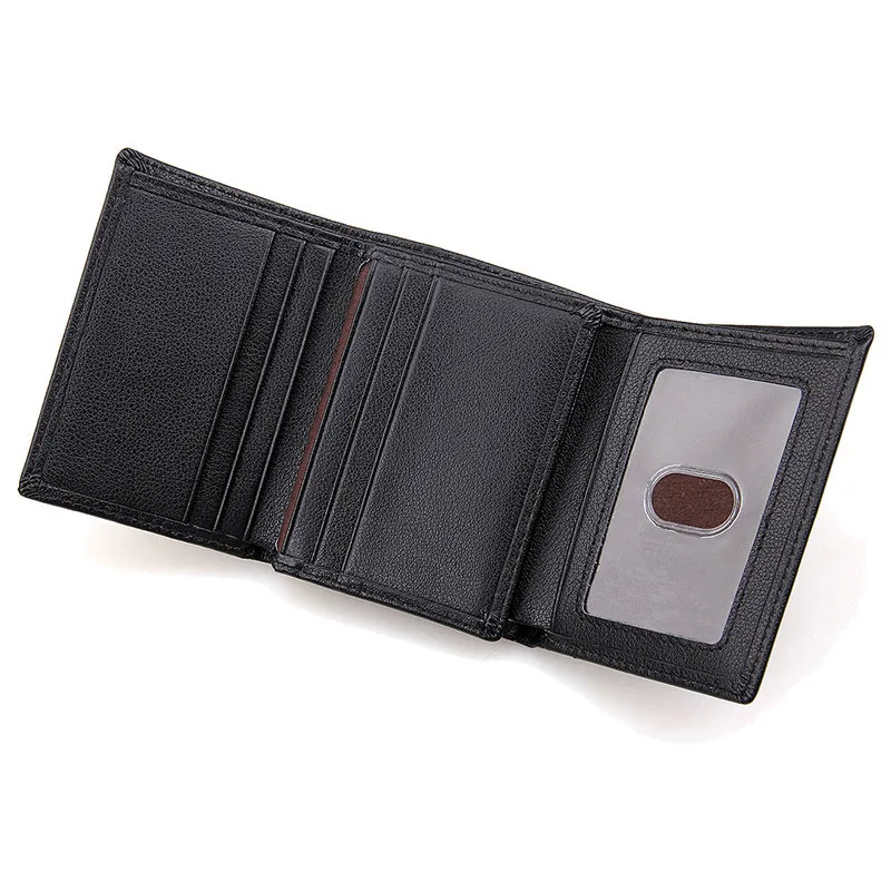 Кошелек из натуральной кожи с защитой для id-карты от считывания Rfid | Багаж и сумки