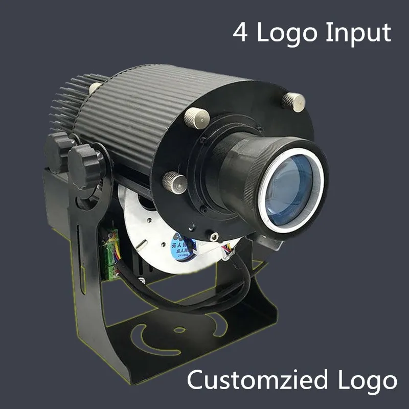 Проектор Gobo 4 линзы логотипа на заказ для розничной торговли|gobo projector|4 lensprojector gobo |