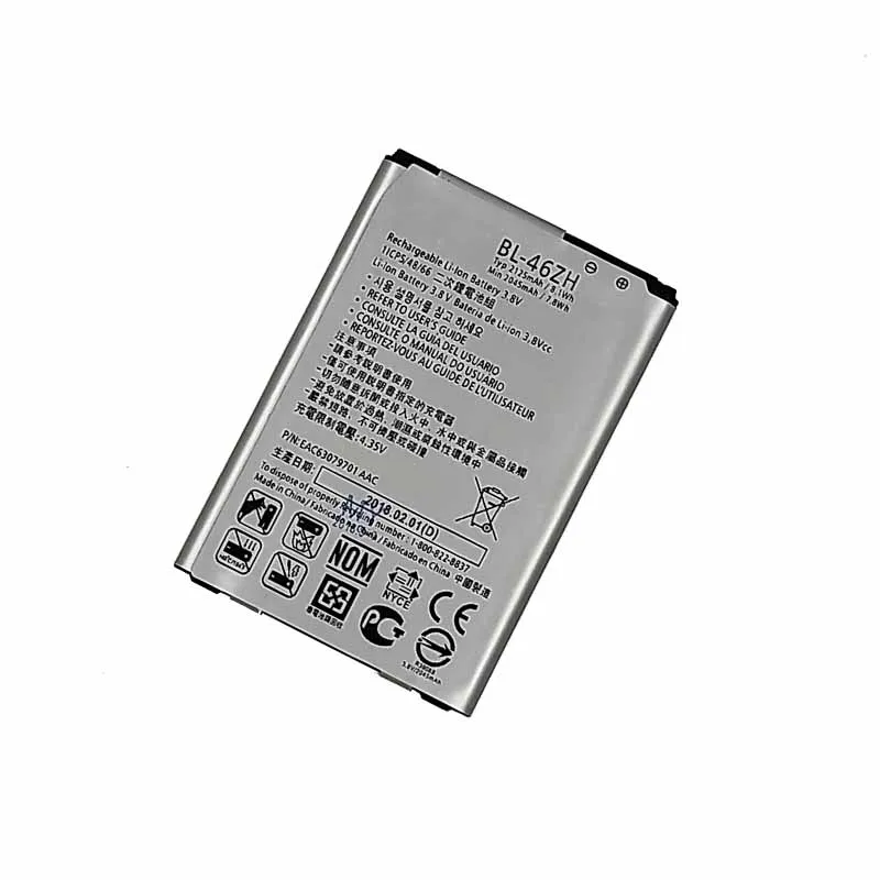 Для LG K7 K8 Tribute 5 BL-46ZH AS330 K332 K350N K371 K373 K8V K89 LS675 M1 M1V MS330 US375 X210 литий-ионный аккумулятор