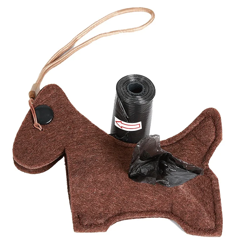 Outdoor Portable Poop Bag Holder Cute Animal Shape Dog Waste Bags Easy Degradable Pet Dispenser Cleaning Products|Совки и мешочки для