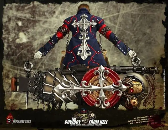 Модели вентиляторов, надувные игрушки, GUNGRAVE, Высота 35 см, 1/6 Ковбой из Преисподней, фигурка, игрушка для коллекции