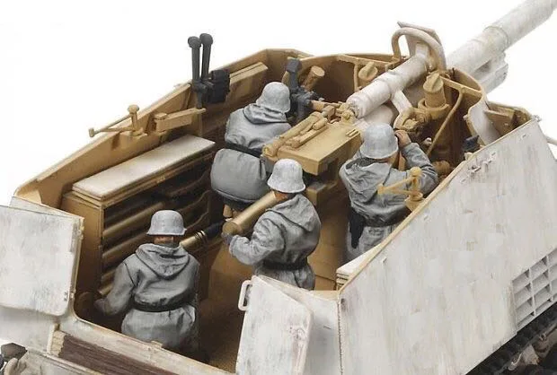 1/35 Смола Наборы зимние Германия анти-цистерны с круглым 4 шт./компл.(без автомобиля, без оболочки) модели фигуры