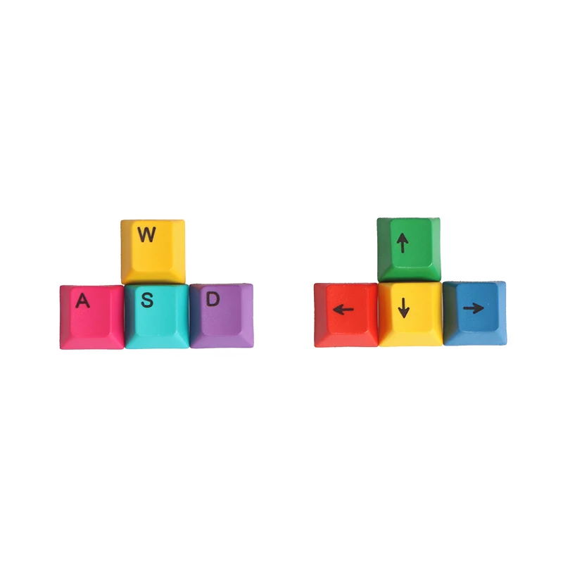 WASD направление колпачки клавиш краска сублимация цвет добавка RGBY CMYK подходящий