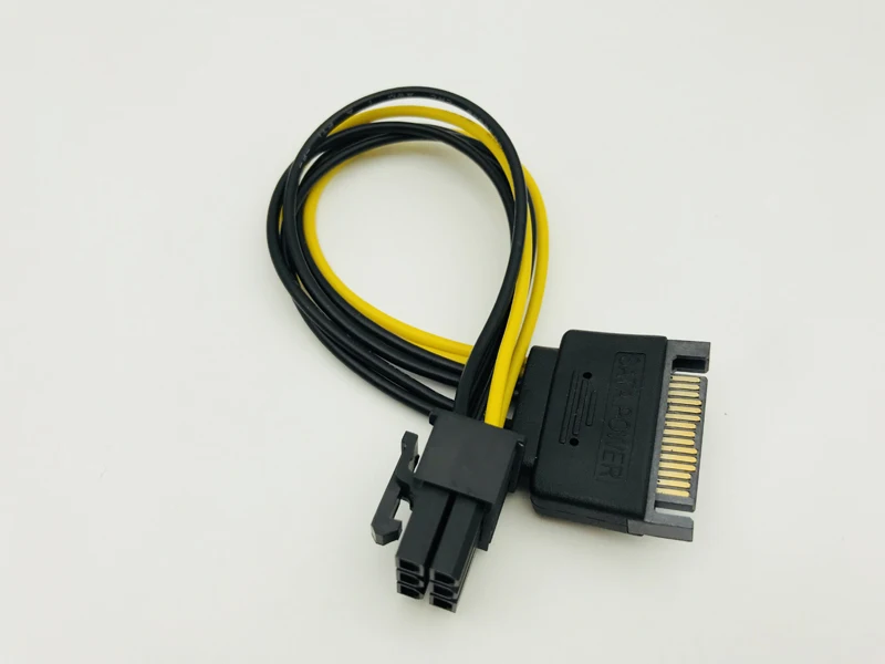 Адаптер 009S 6Pin PCIE Riser 16X с 2 светодиодными Экспресс картами Sata кабель питания и 60 см