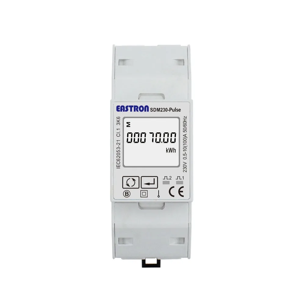SDM230 импульс 230 В 10(100)A однофазный многофункциональный измеритель энергии
