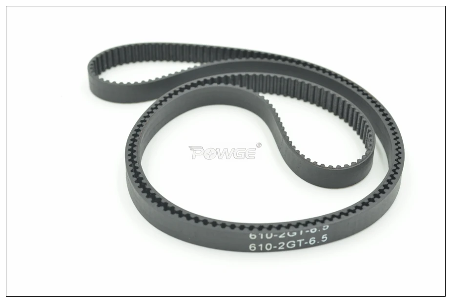POWGE 600/606/610/616/630 2GT зубчатый ремень W = 3/6/9 мм зубы 300/302/305/308/315 GT2 замкнутому циклу