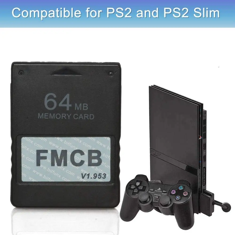 FMCB McBoot карта v1.953 для sony PS2 Playstation 2 8MB 16MB 32MB 64MB карта памяти OPL MC Boot