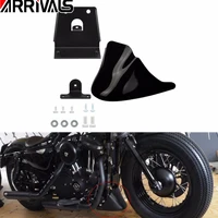 new black motorcycle front chin spoiler air dam fairing cover mudguard air dam fair for for harley sportster xl883 xl1200