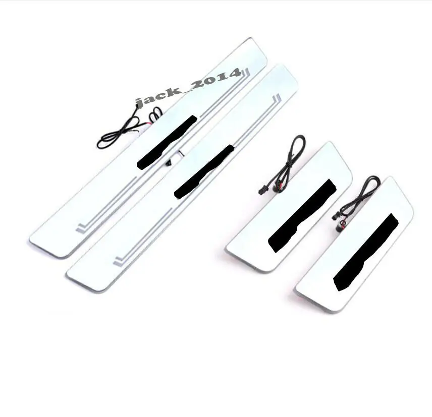 LED Door Sill Scuff Plate Guard Door Entry Pad for Honda Civic 10th