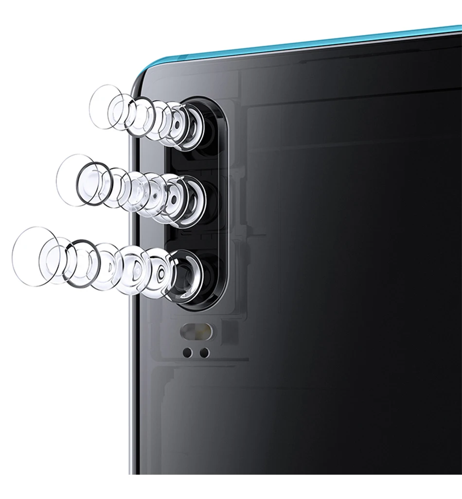 Смартфон HUAWEI P30 4G с глобальной версией, 6,1 дюймов, Android 9, Kirin 980, четыре ядра, 8 ГБ, 128 ГБ, 3650 МП, отпечаток пальца, мА/ч