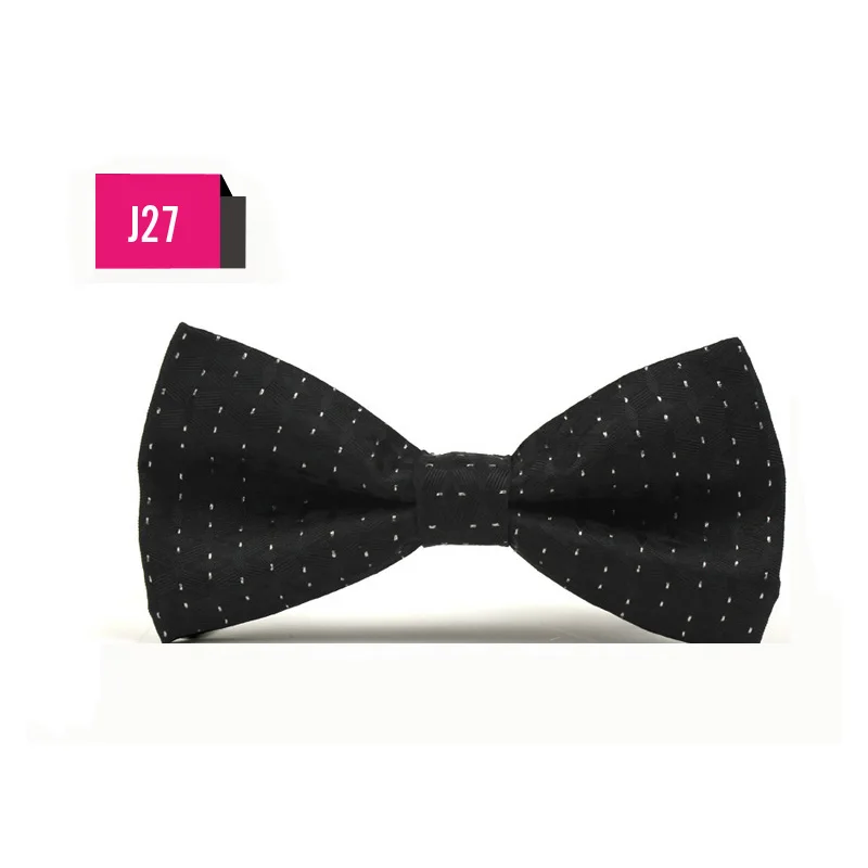 

2019 New Arrivals High Quality Men's Fashion Pokla Dot Double Layer Formal Business Meeting Men's Bow Tie with Gift Box