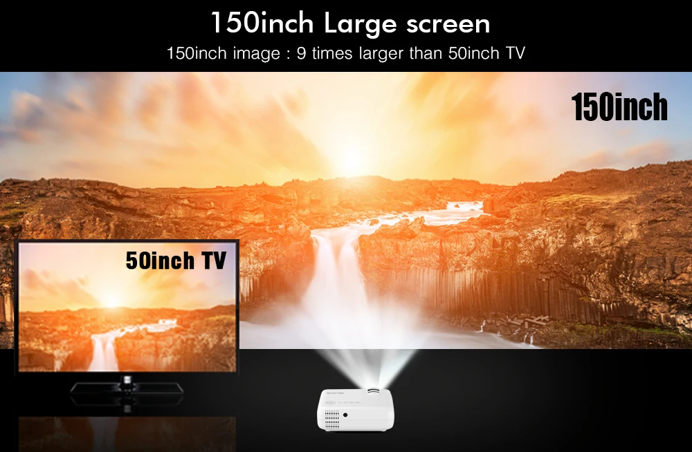 Распродажа BYINTEK SKY K2 обновление 1280x720 150 дюймов светодиодный мини микро Портативный видео HD проектор для игрового кино 1080P кино