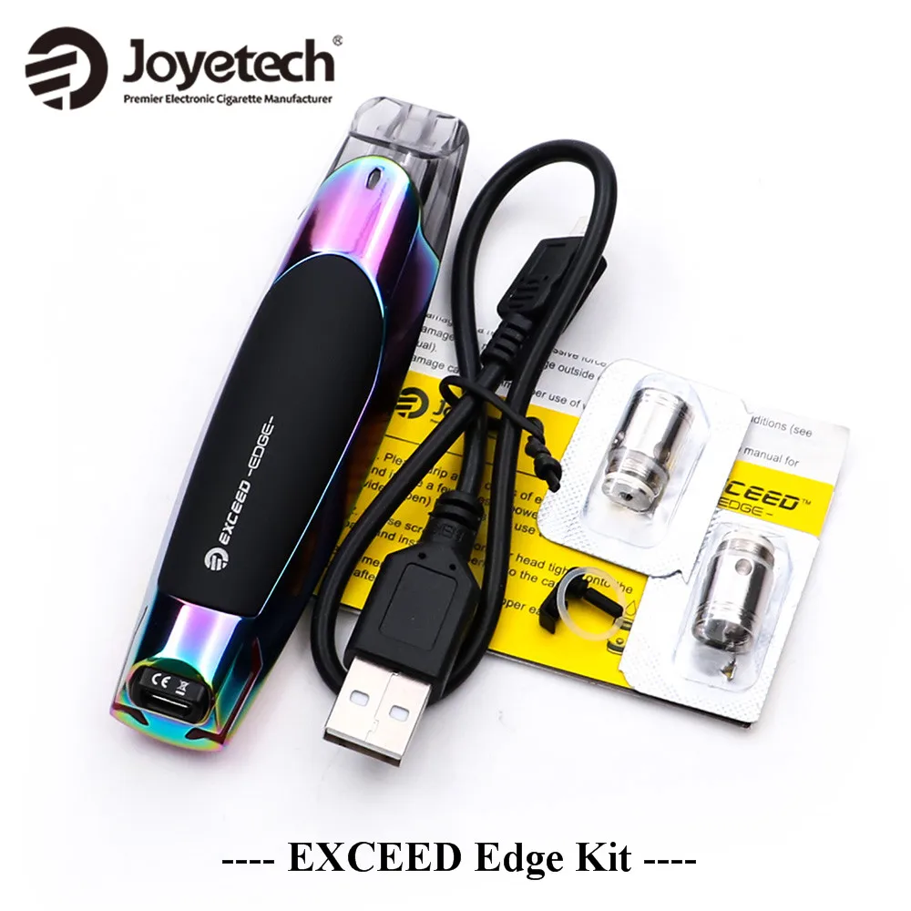 Joyetech EXCEED Edge Kit all in one vape pen kit 650 мАч встроенный аккумулятор 1 2 Ом MTL head прочный и