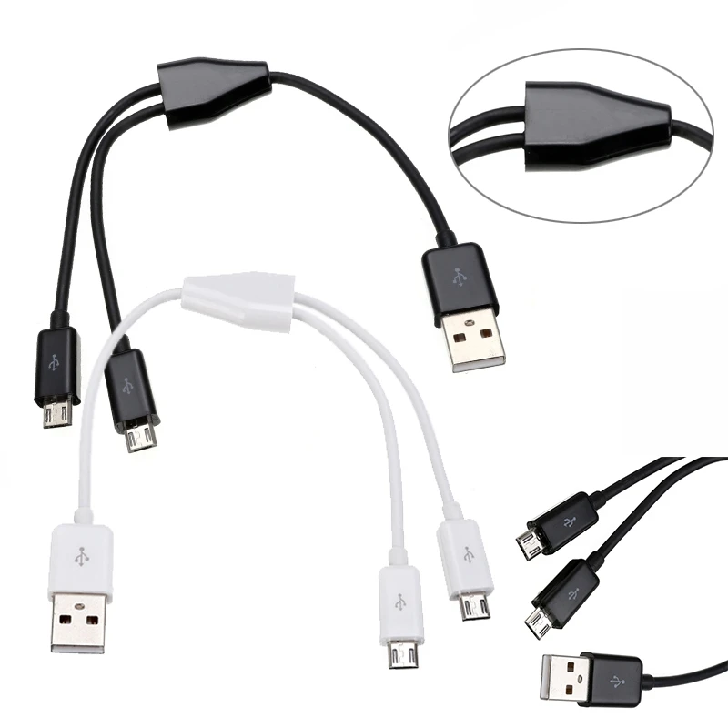 USB 2,0 Мужской до 3 micro usb 2,0 Мужской Y разветвитель кабель для зарядки и передачи данных Шнур Универсальный usb до 3 micro usb кабель для Xiaomi Redmi