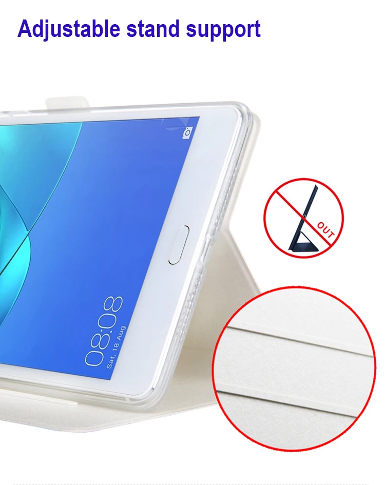 Цветной чехол с мультяшным рисунком для Huawei MediaPad M5 8 4 дюйма искусственная кожа