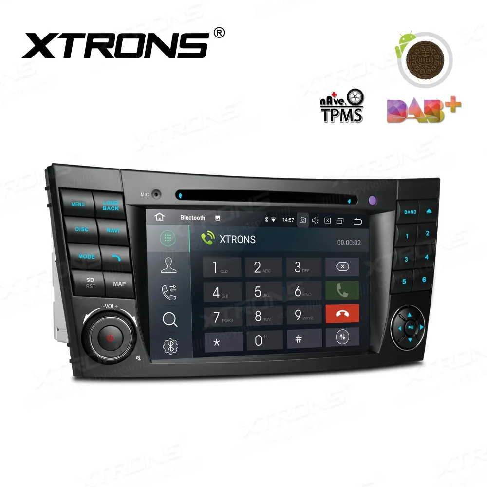 XTRONS 2 Din 7 &quotAndroid 8 1 радио gps RCA wifi OBD Автомобильный dvd плеер для Mercedes Benz W211 E200 E220 E240 E270