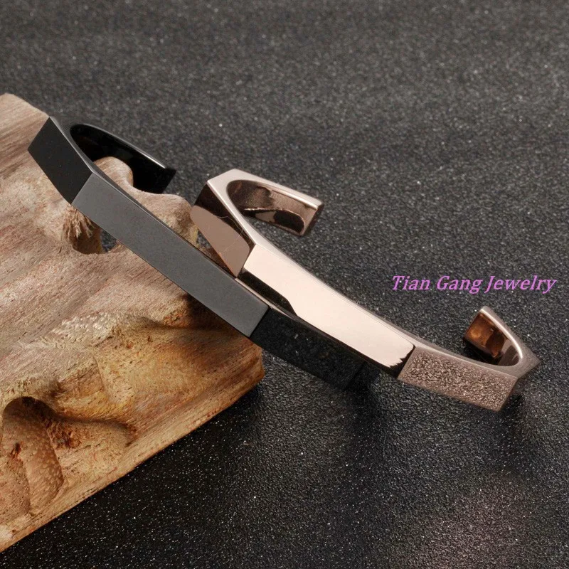 Модная пара браслет ювелирных изделий Простой Панк Грановитая