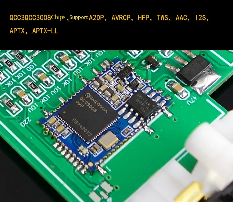 GHXAMP HIFI стерео TPA3116 Bluetooth 5,0 усилитель динамик машина 50 Вт+ 50 Вт QCC3008 NE5532 тон DC12V-24V APTX Новинка