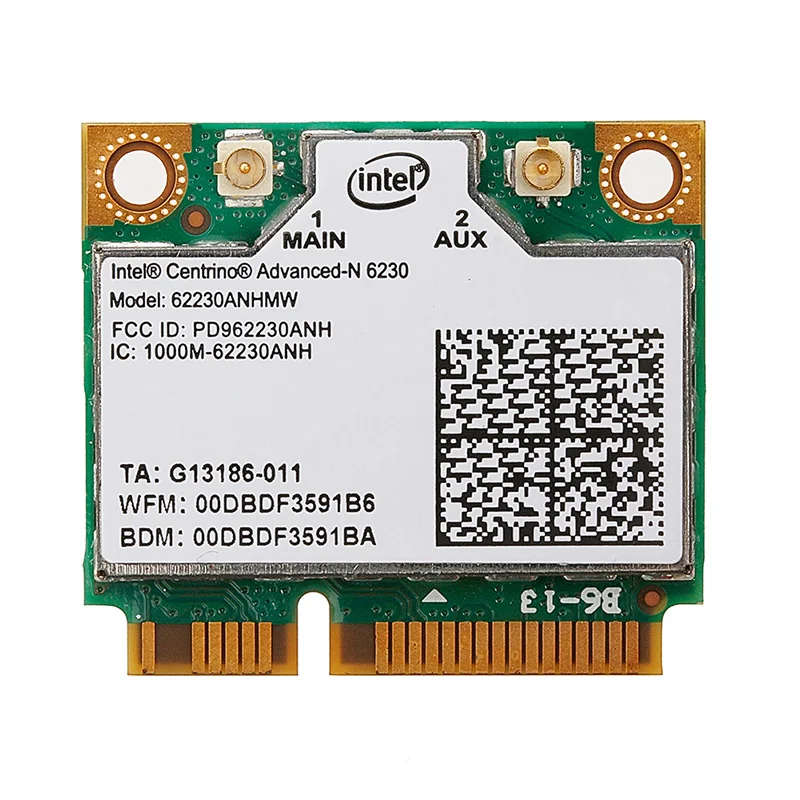 2021       Intel 6230 62230ANHMW 300 WiFi BT PCI-E