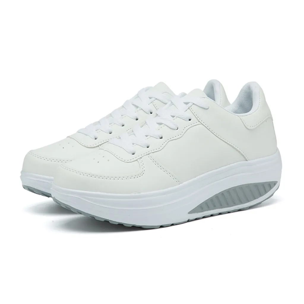 Новинка; спортивная обувь на платформе; Chaussure Femme; женская кожаная спортивная обувь; летняя обувь для бега; женские кроссовки; прогулочная обувь