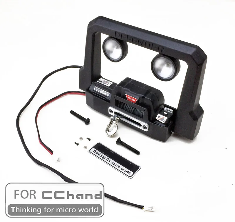 Металлический свет и бампер для крепления лебедки CChand 1:10 RC4WD D90 | Игрушки хобби