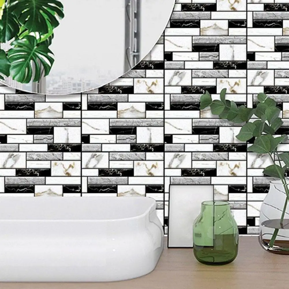 3D наклейки на стену самоклеющиеся плитки DIY пол кухня украшение дома|Наклейки