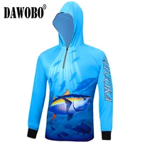 new arrival outdoor sport fishing clothes breathable quick dry anti sai uv anti mosquit long sleeve hooded fishing shirts