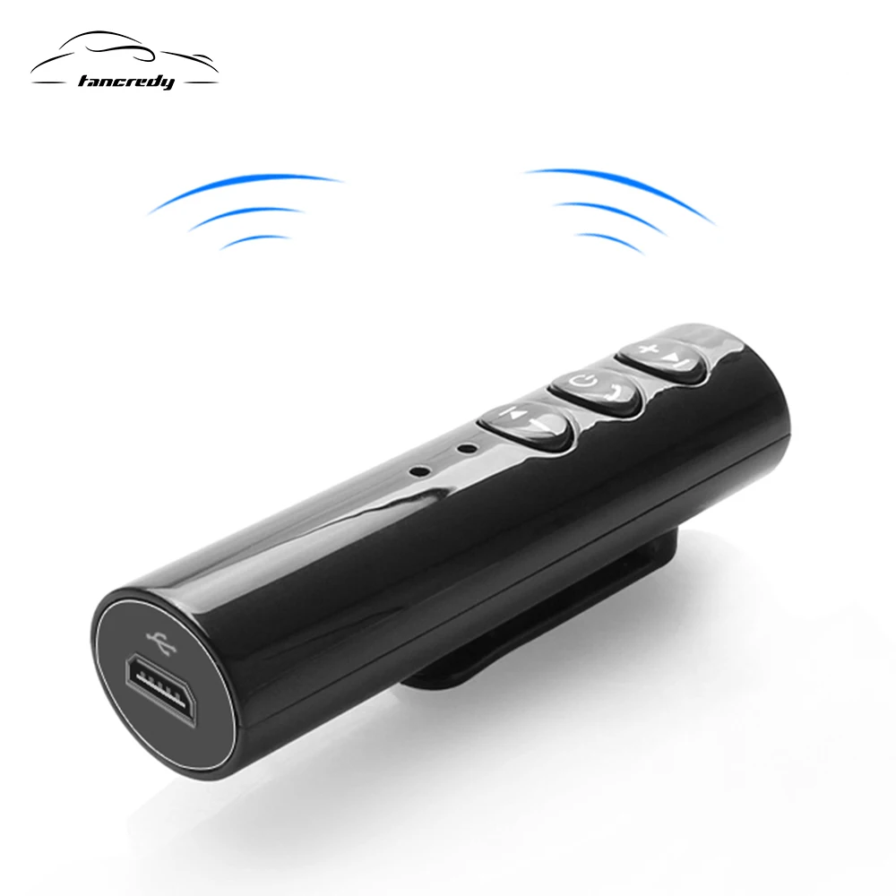 Беспроводной автомобильный Bluetooth Aux аудио приемник адаптер Hands Free Handsfree комплект 3