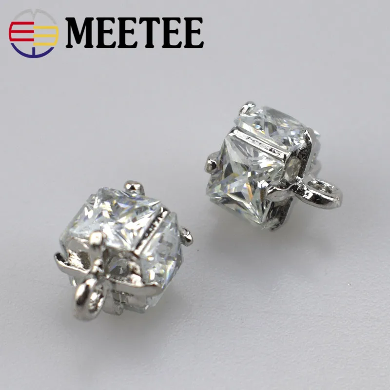 Meetee 5 шт. новый сплав кулон пряжка украшение для волос ручной работы DIY браслет