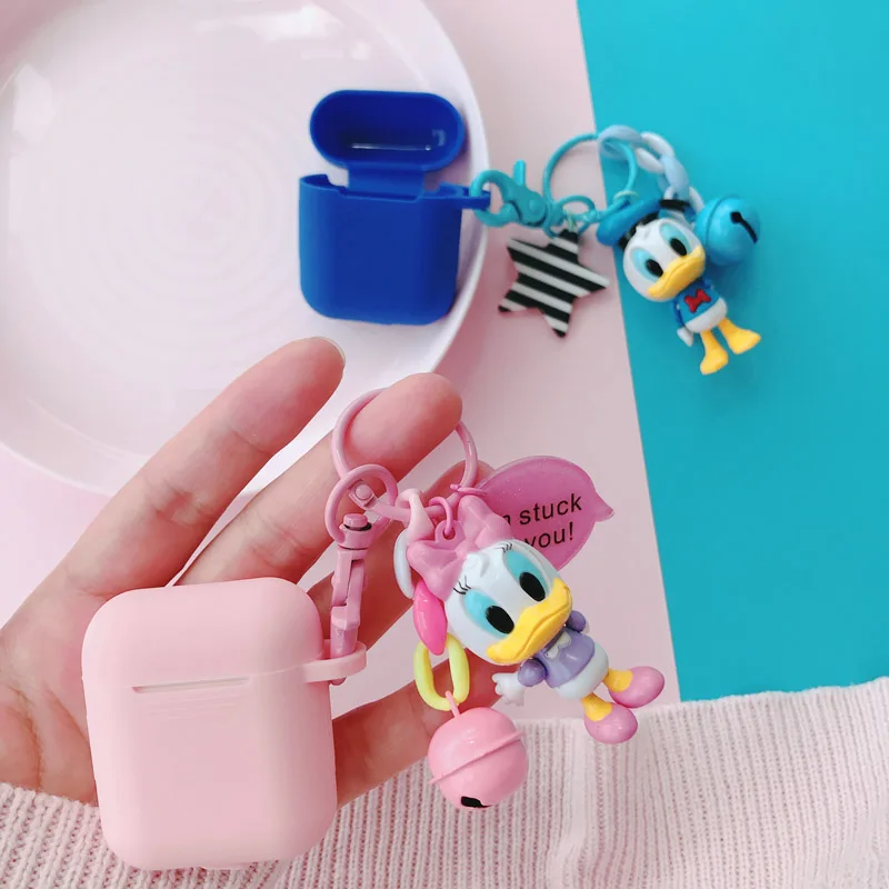 Мягкая сумка для наушников airpods с мультипликационным принтом Дональд Монстер