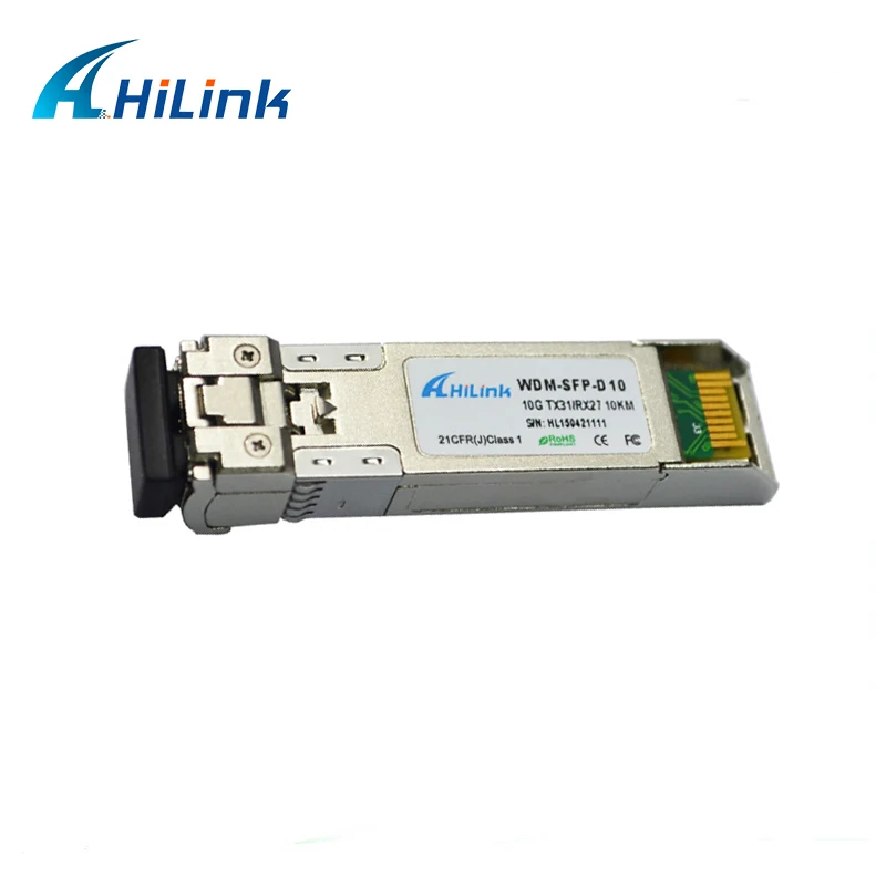 Бесплатная доставка! 2 пары 10 км 10G WDM BIDI SFP 1270 нм/1330 нм DDM LC коннектор | Мобильные