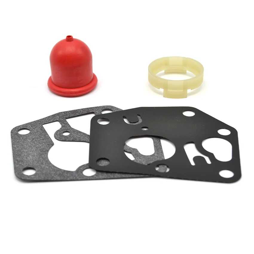 Красный сжимной насос диафрагмы Карбюратор Ремонтный комплект подходит Briggs &amp
