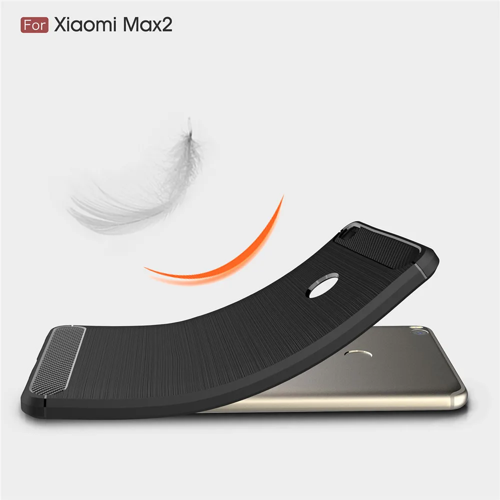 Чехол для Xiaomi Mi Max 2 Роскошный ультра тонкий мягкий силиконовый чехол из
