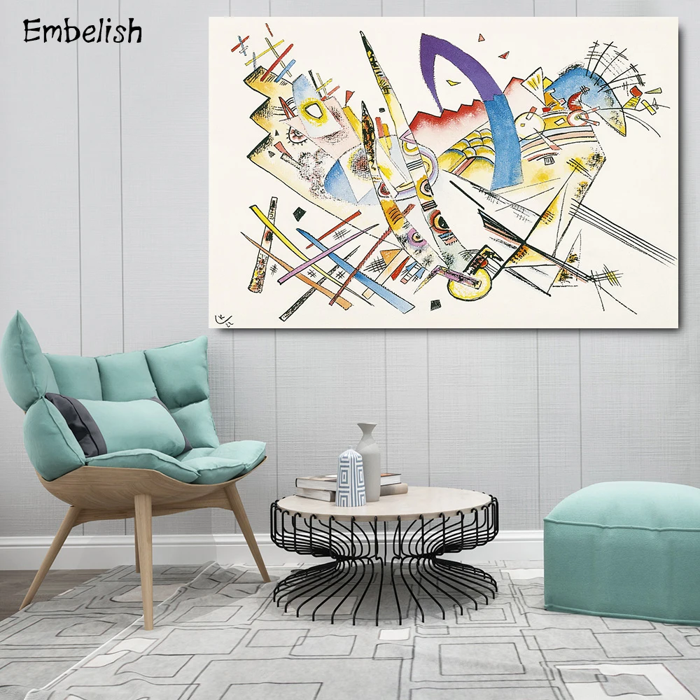 Абстрактные Художественные картины эмбелирования стен от Wassily Kandinsky для гостиной