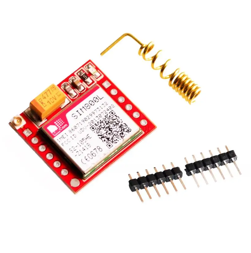 Миниатюрный SIM800L GPRS GSM модуль карта MicroSIM Core Беспроводная плата