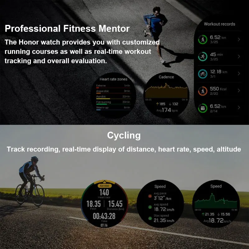 Honor Watch Magic SmartWatch спортивные NFC gps монитор сердечного ритма и давления во время сна