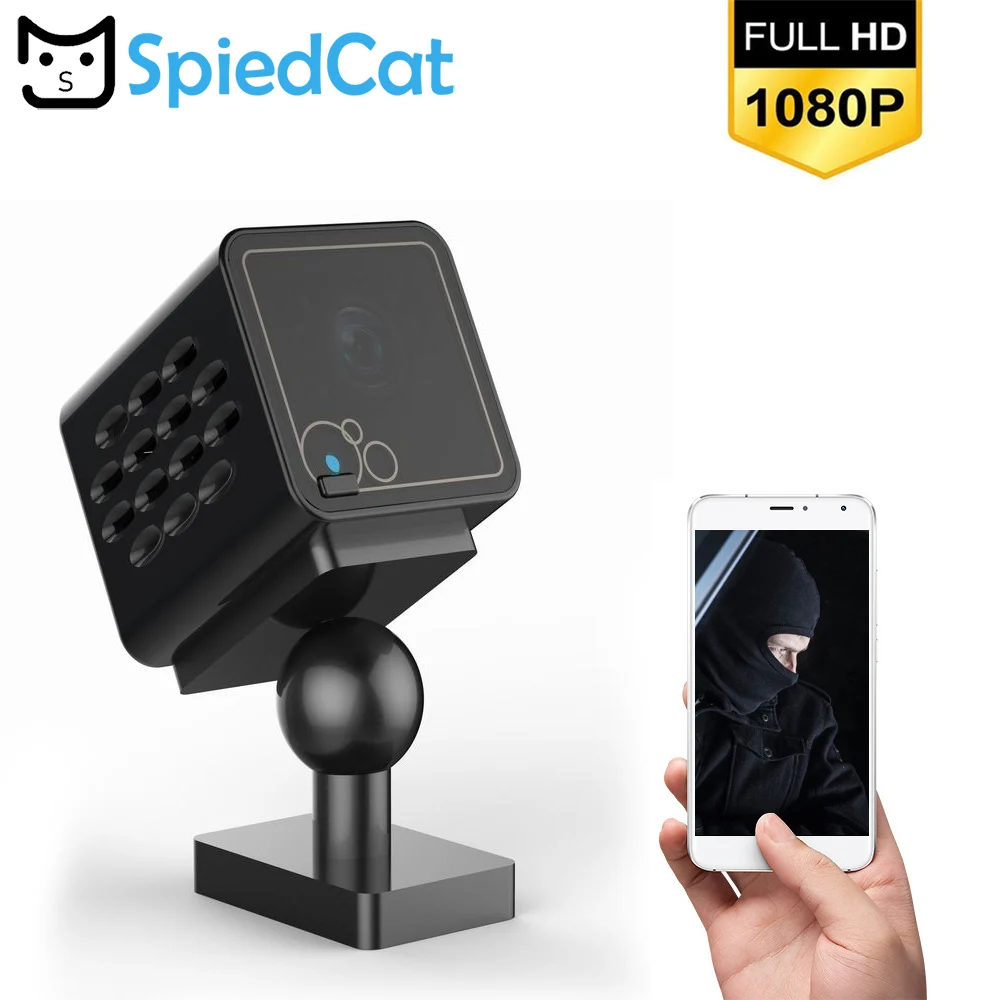 Высокое качество HD 1080 P мини Камера P2P Wi Fi Беспроводной Ночное видение