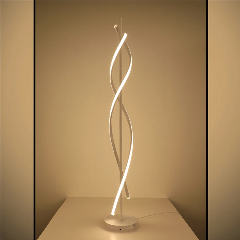 売却 現代の床 Led ランプリビングルーム LED フロアライト立ち家族部屋寝室オフィス調光可能な照明スタンドランプ Luminaria