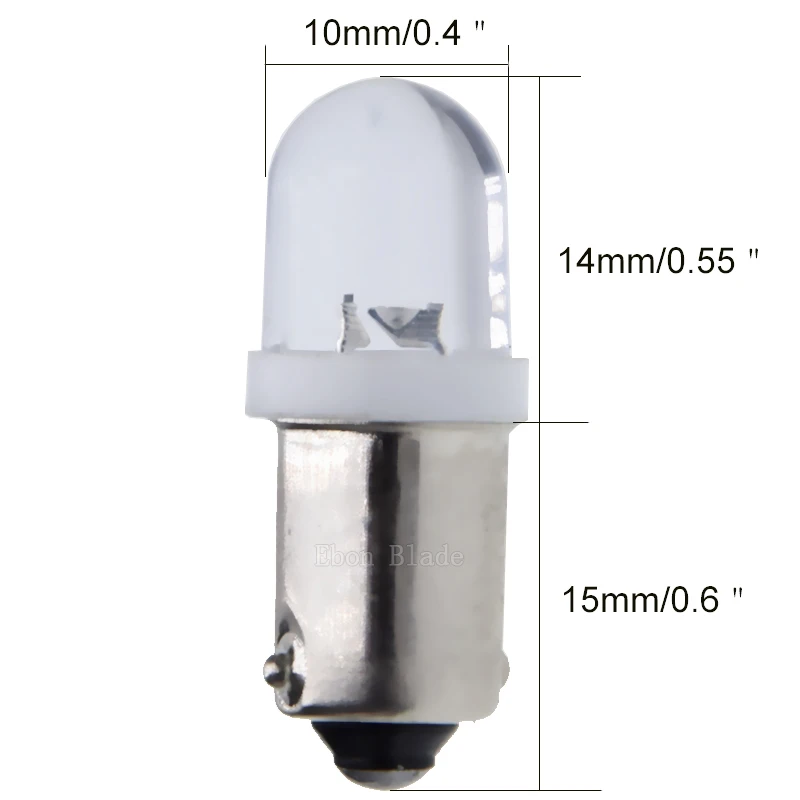 10 шт. BA9S T11 T4W светодиодный светильник 1SMD авто Внутреннее освещение купольная карта светильник для чтения боковой Клин Parker лампы Белый 12 В DC автомобильный Стайлинг